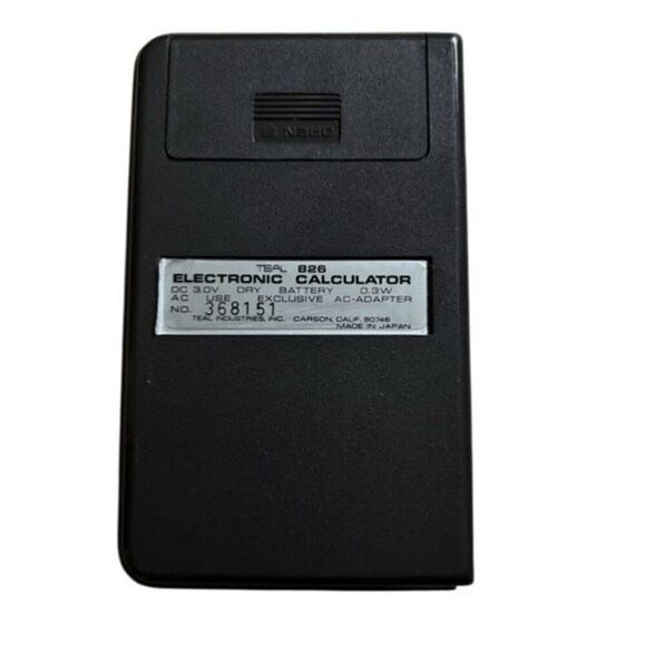 Teal 826 Electronic Calculator - Picture 3 of 5